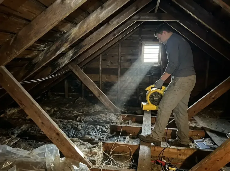 attic-water-damage-drying-proc-007 — frequently asked questions, Emergency Water Extraction & 24/7 Flood Response in Closter…